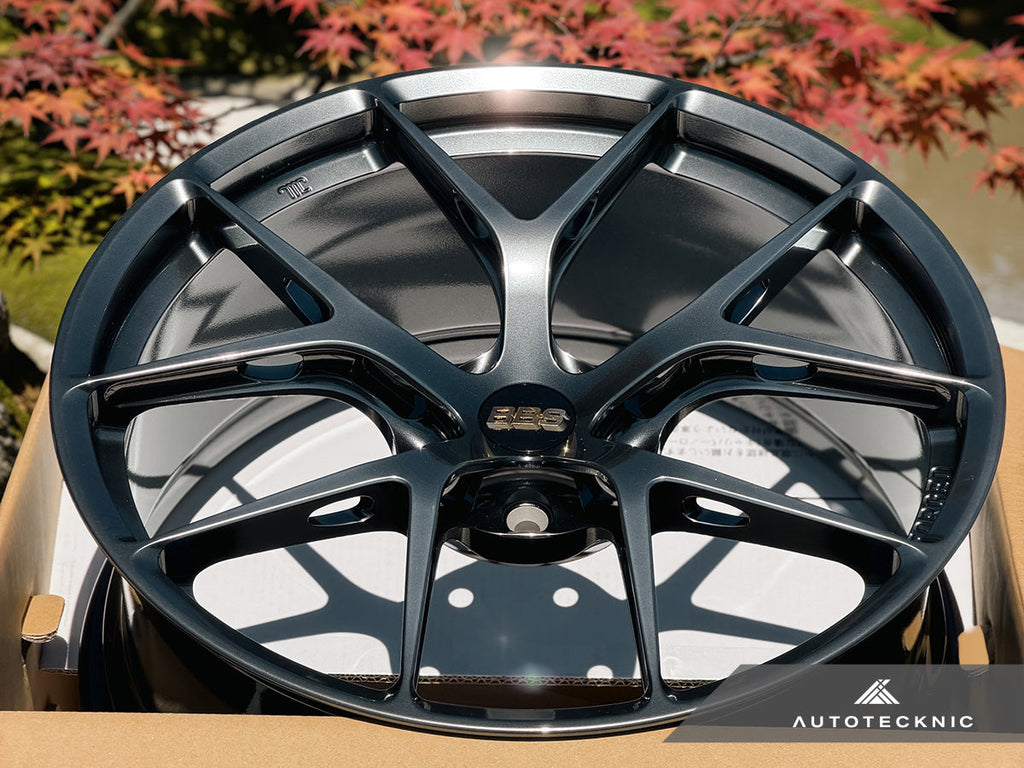 BBS FI-R 20x9 +35 / 20x11.5 +40 5x112 Diamond Black (Audi R8 / Huracan, Set of 4)