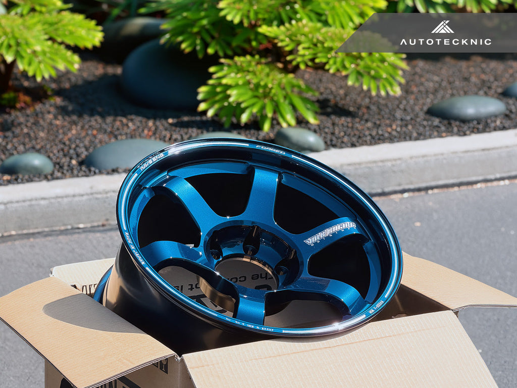 Volk Racing TE37 Large PCD Progressive Model II 18x9 +0 6x139.7 Mag Blue (Set of 4)