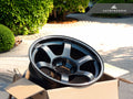 Volk Racing TE37 Large PCD Progressive Model II 18x9 +0 6x139.7 Diamond Black (Set of 4)