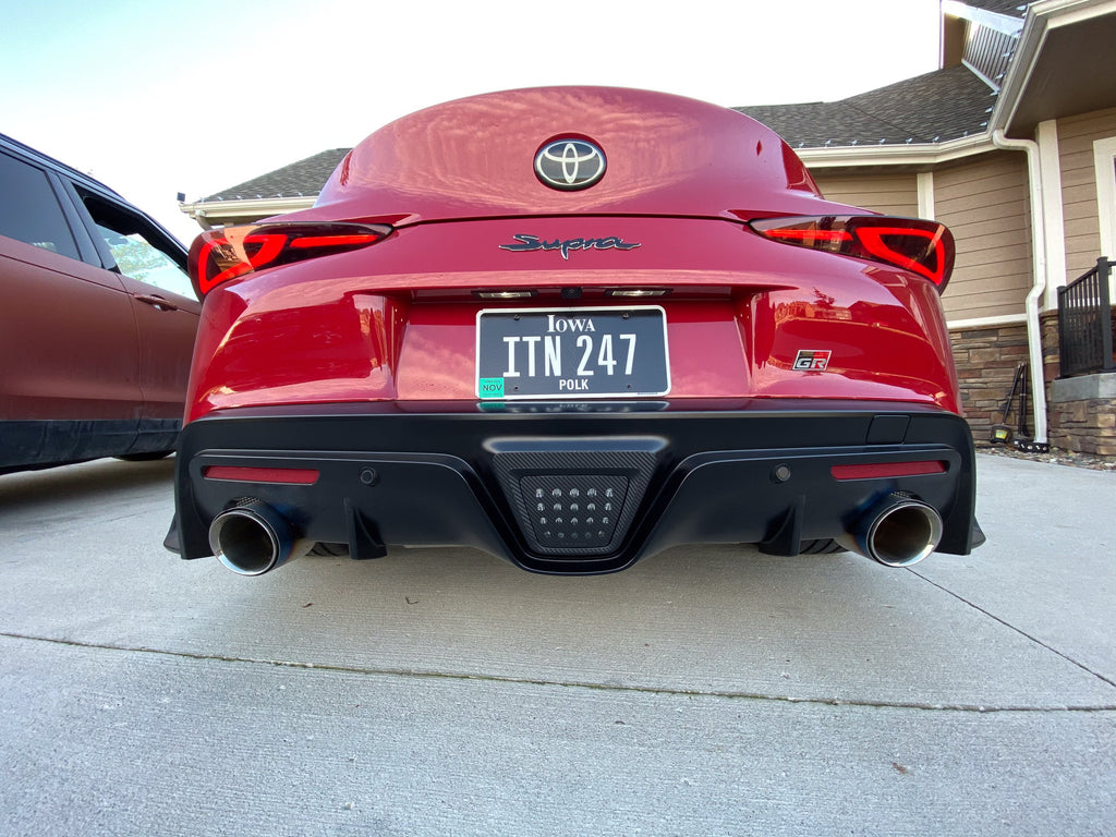 Carbon Fiber Reverse Lamp Overlay - 2020+ Supra
