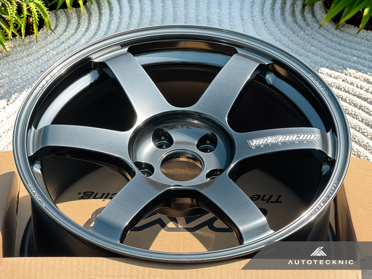 Volk Racing TE37 Saga S-Plus 18x9.5 +38 5x114.3 Shining Black Metal (Set of 4)