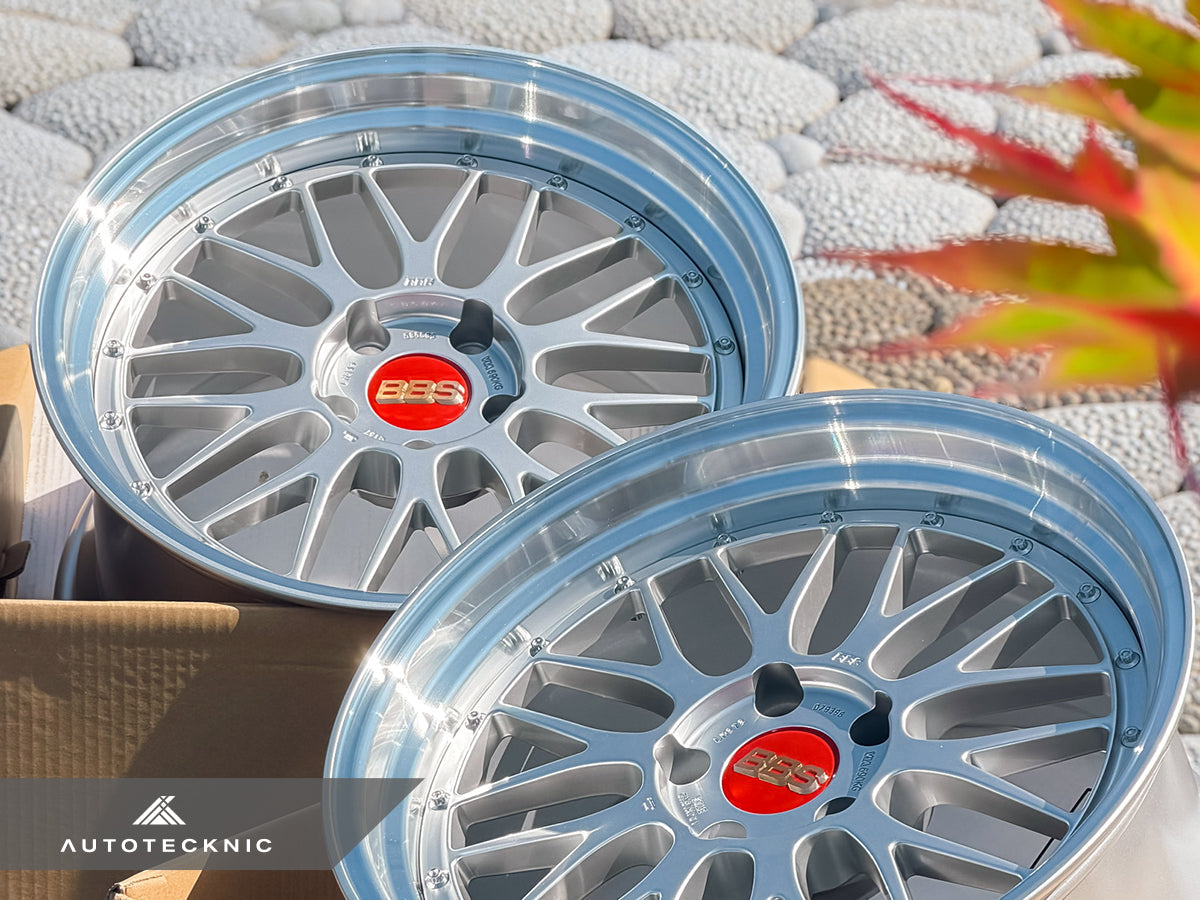 BBS LM 19x10 +25 / 19x11 +37 5x120 Diamond Silver - Aggressive Staggered (Set of 4)