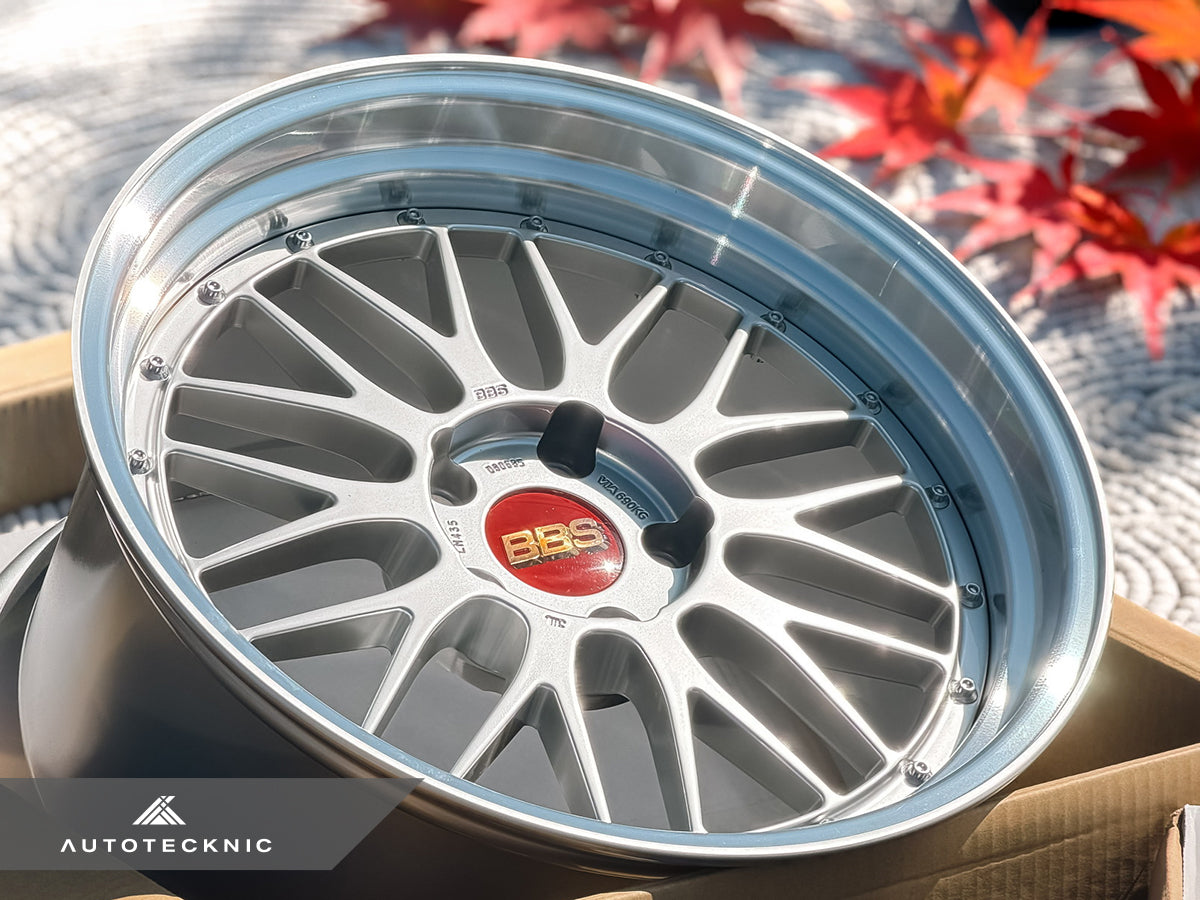 BBS LM 19x10 +25 / 19x11 +37 5x120 Diamond Silver - Aggressive Staggered (Set of 4)