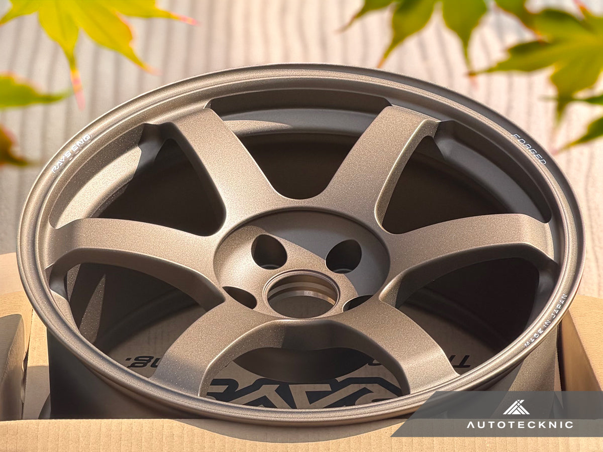 Volk Racing TE37 Saga SL 18x9.5 5x114.3 +22 Matte Gunbronze (Set of 4)