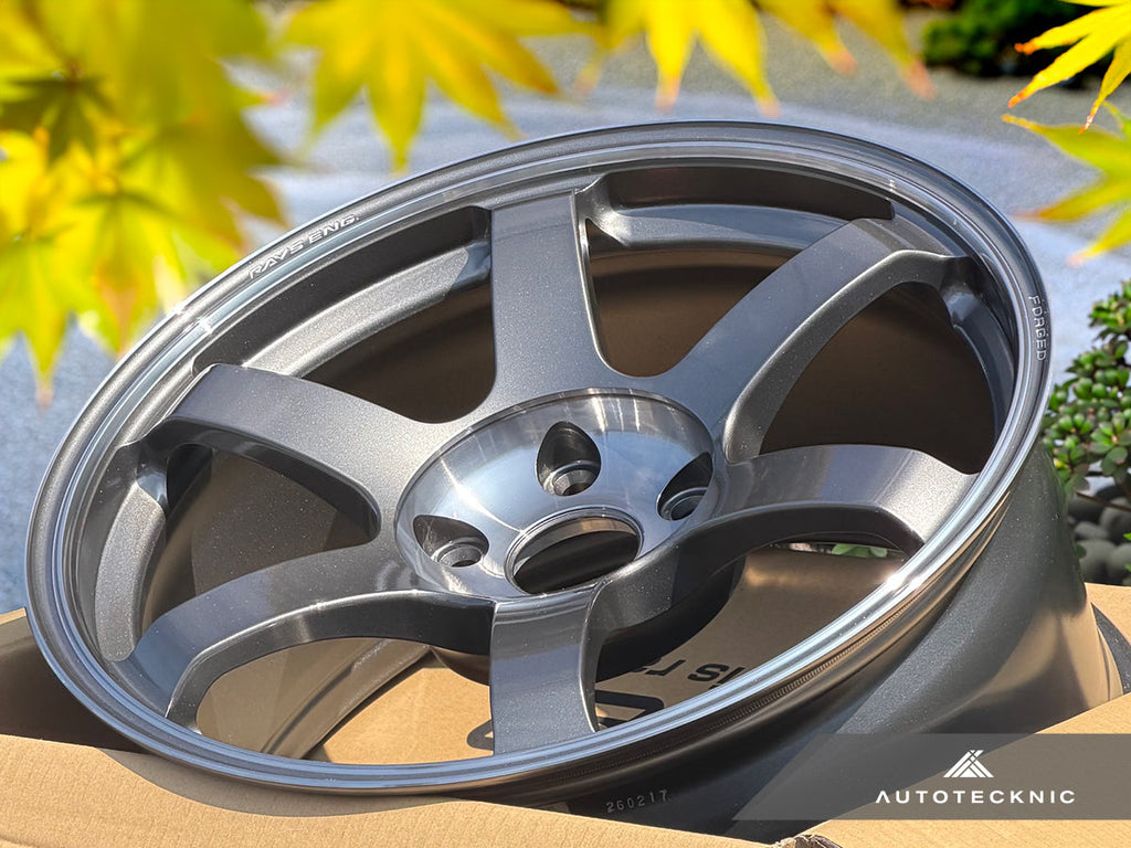 Volk Racing TE37 Saga SL 18x9.5 5x120 +38 Pressed Graphite (Set of 4)