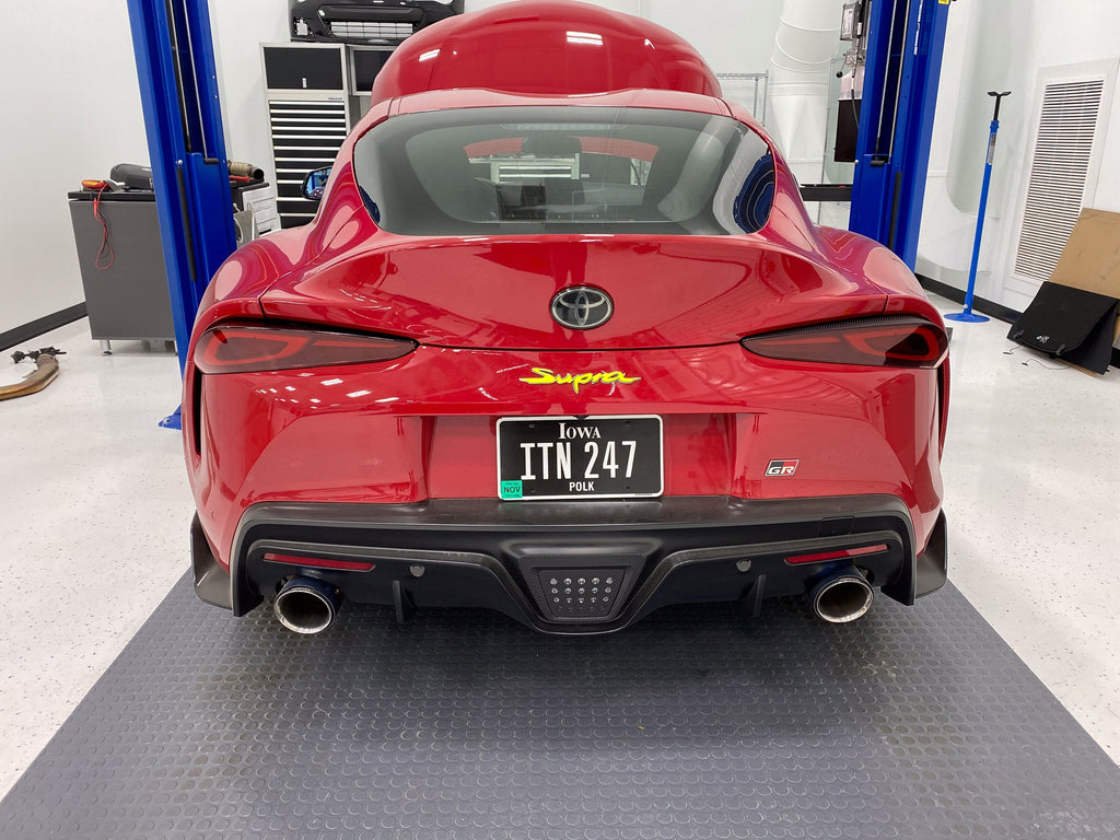 Carbon Fiber Reverse Lamp Overlay - 2020+ Supra