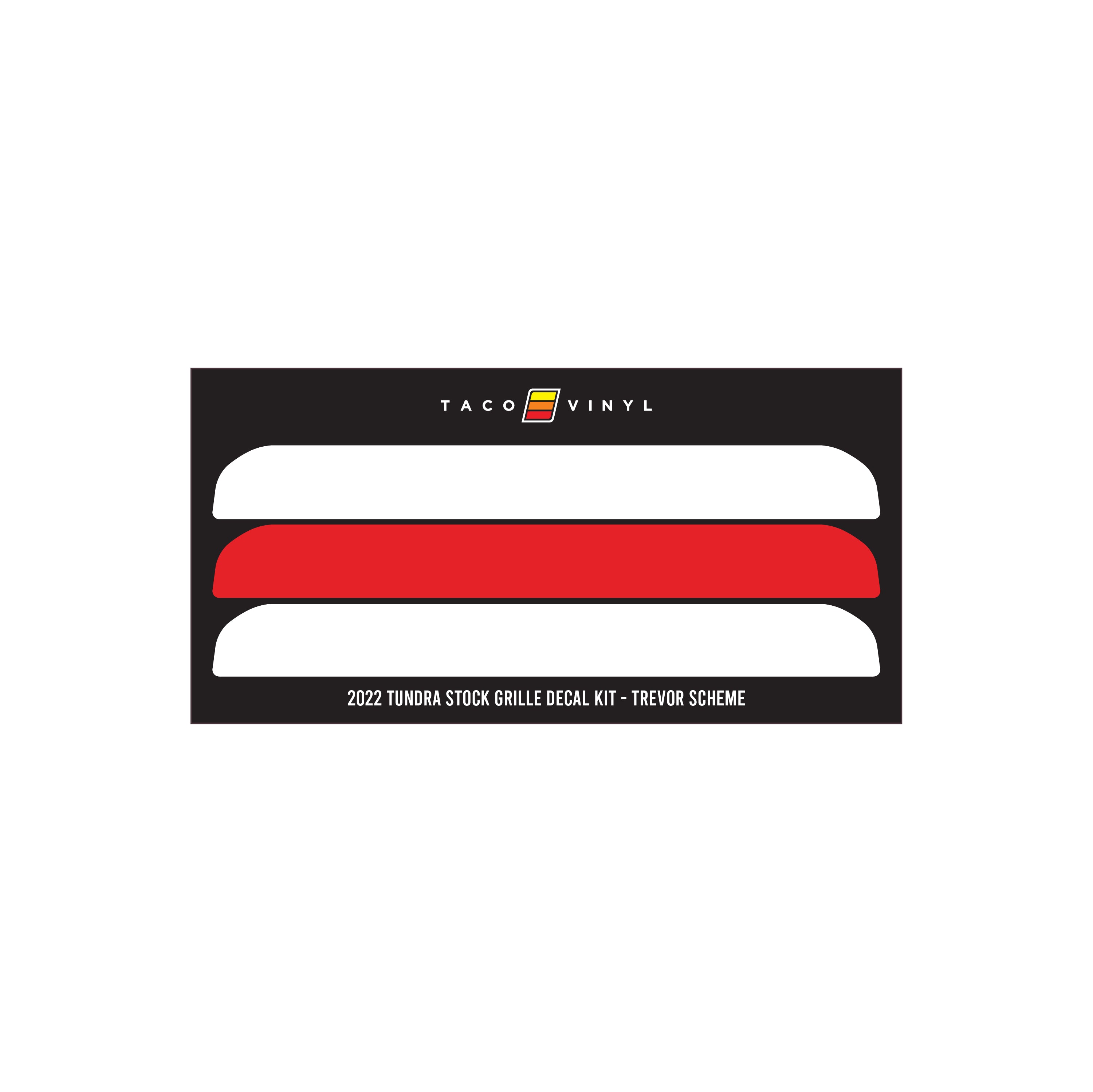 2022+ Tundra Offroad Grille Decal