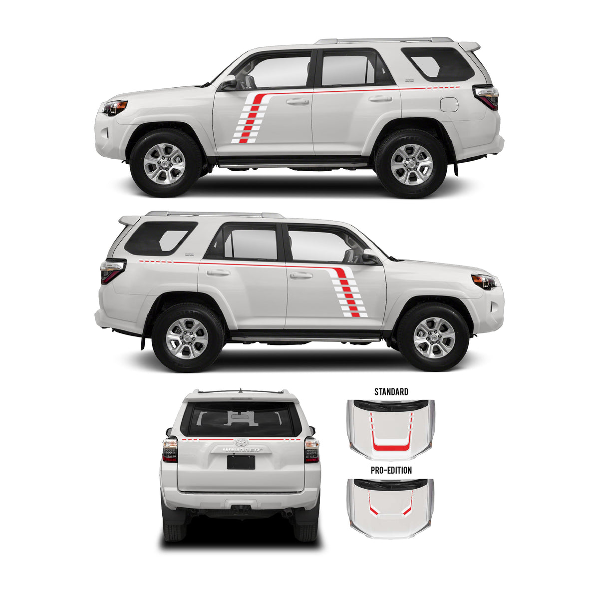 2010-2024 4Runner Checkered Stripe Kit