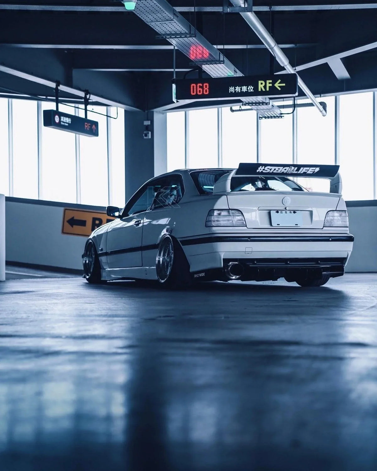 BMW E36 Coupe/Convertible Custom Clear Tail Lights V3 (1992-1999)