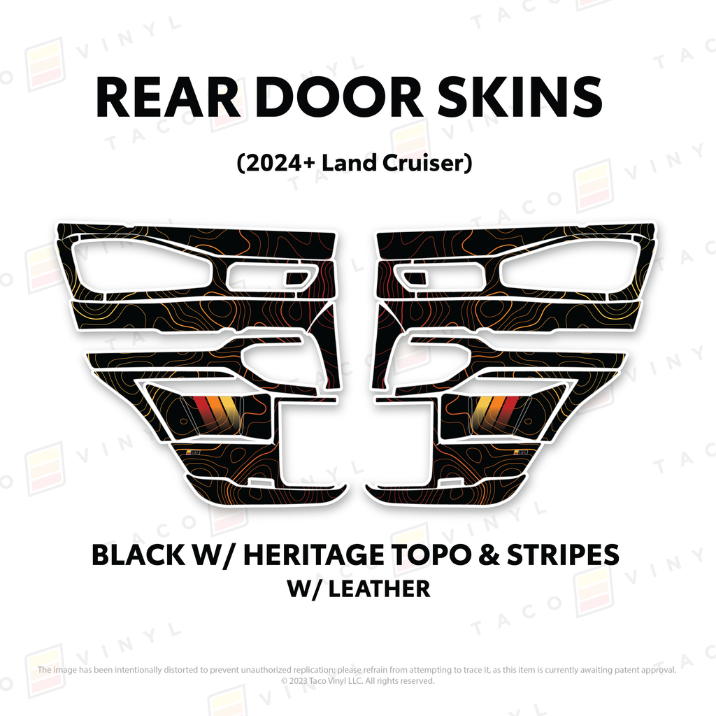 2024+ Land Cruiser 250 Door Skins