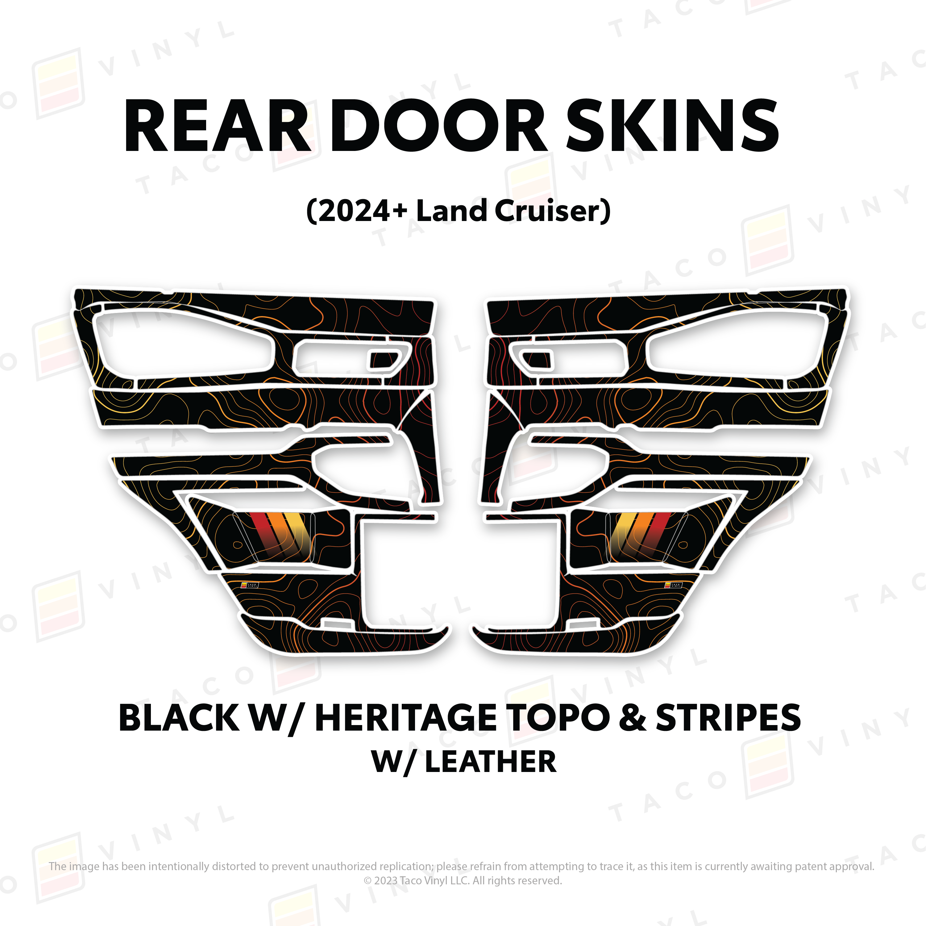 2024+ Land Cruiser 250 Door Skins