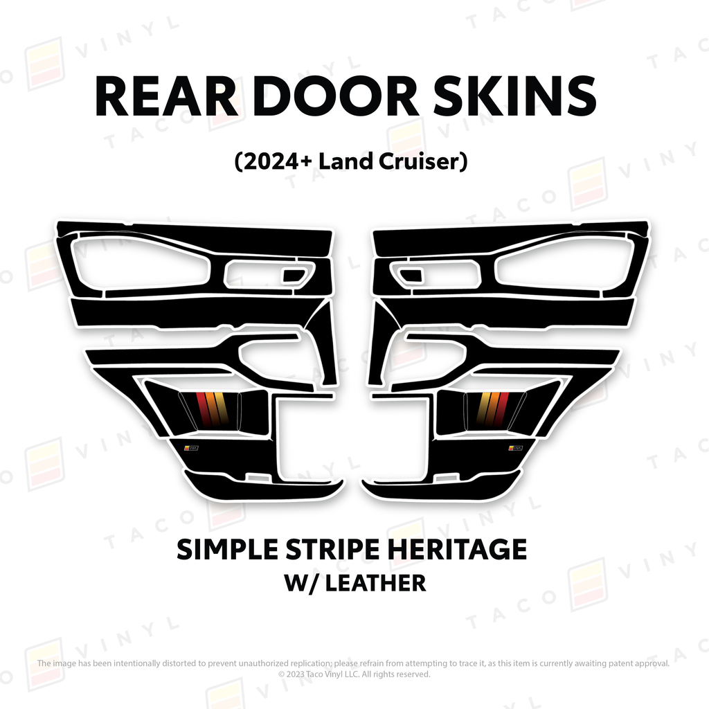 2024+ Land Cruiser 250 Door Skins