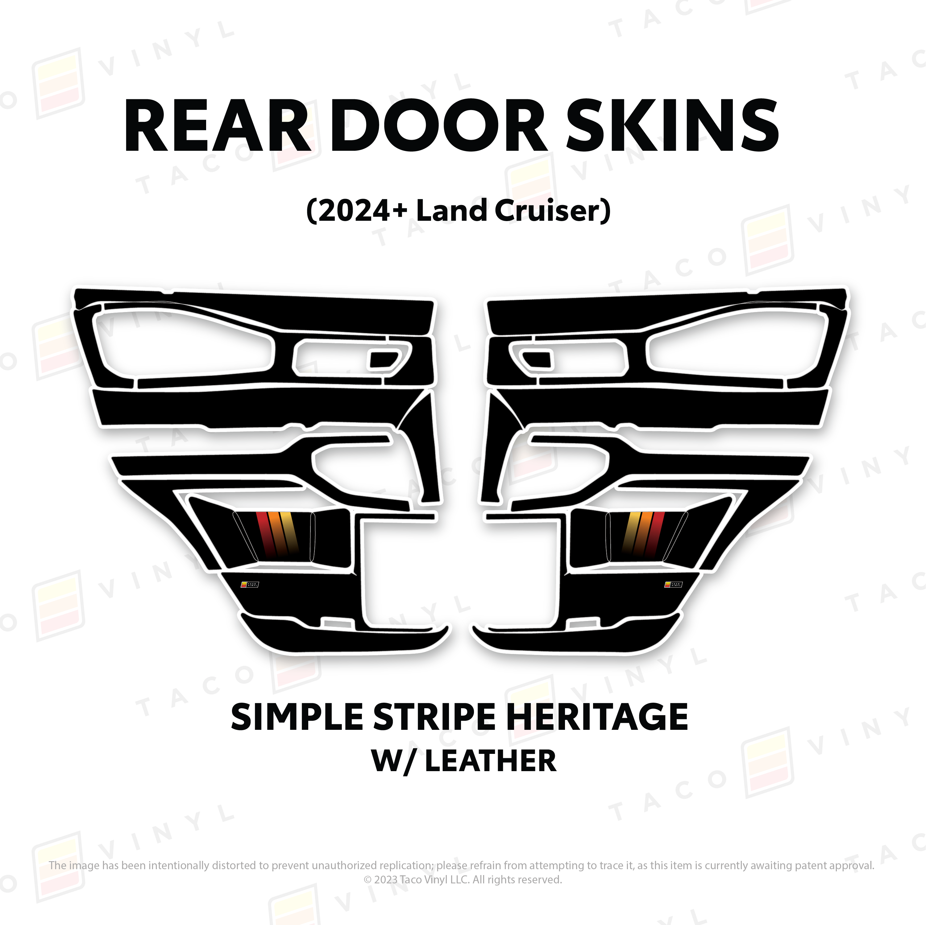 2024+ Land Cruiser 250 Door Skins