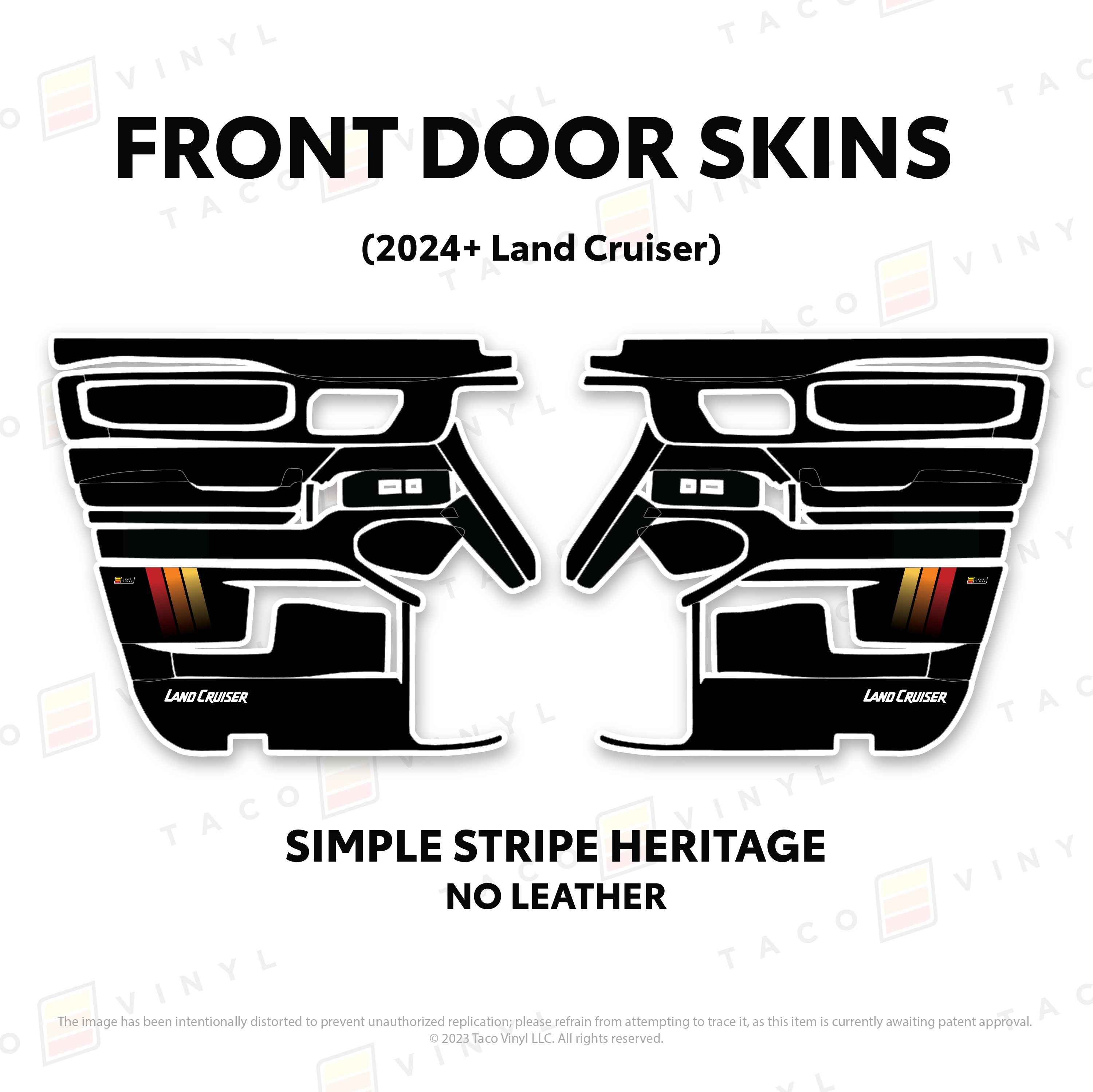 2024+ Land Cruiser 250 Door Skins