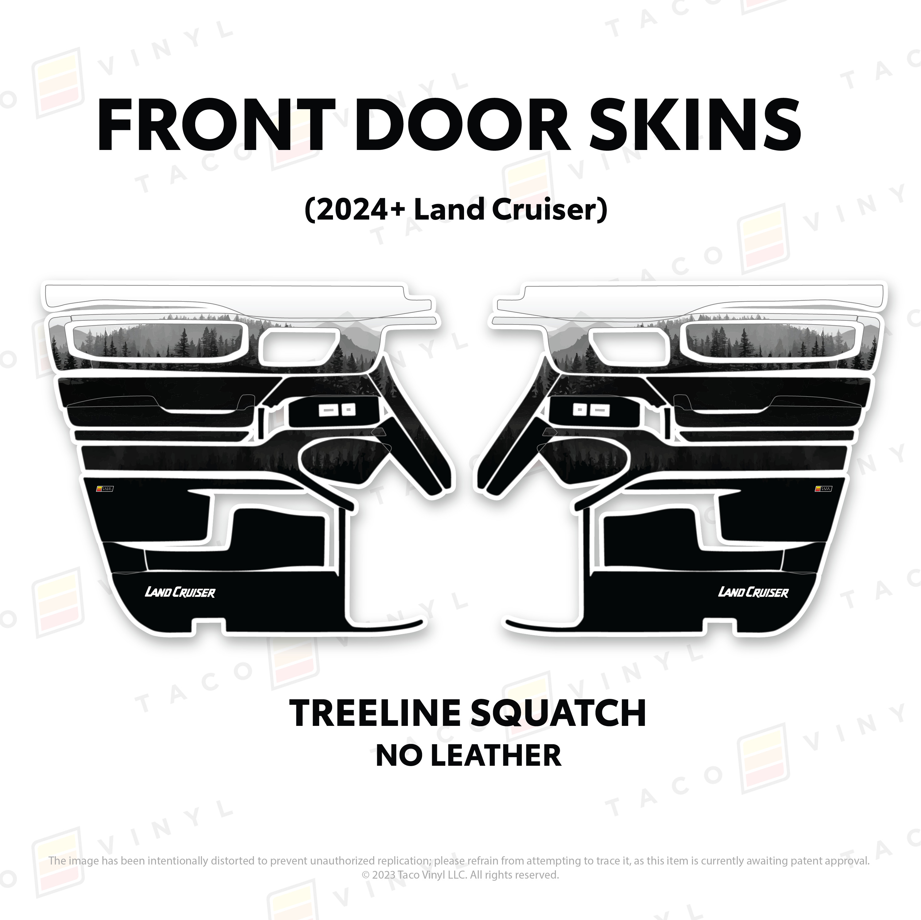 2024+ Land Cruiser 250 Door Skins