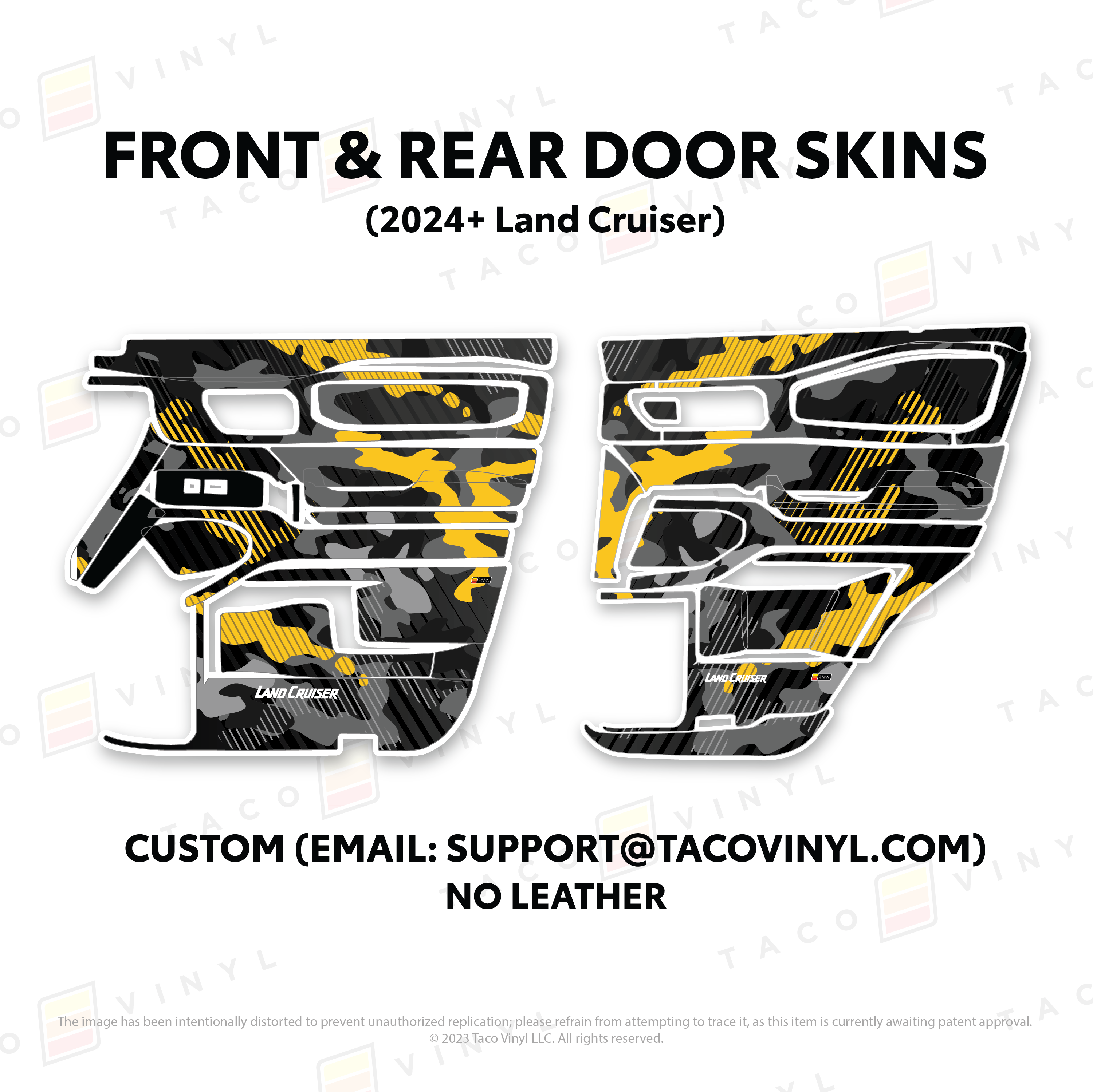 2024+ Land Cruiser 250 Door Skins