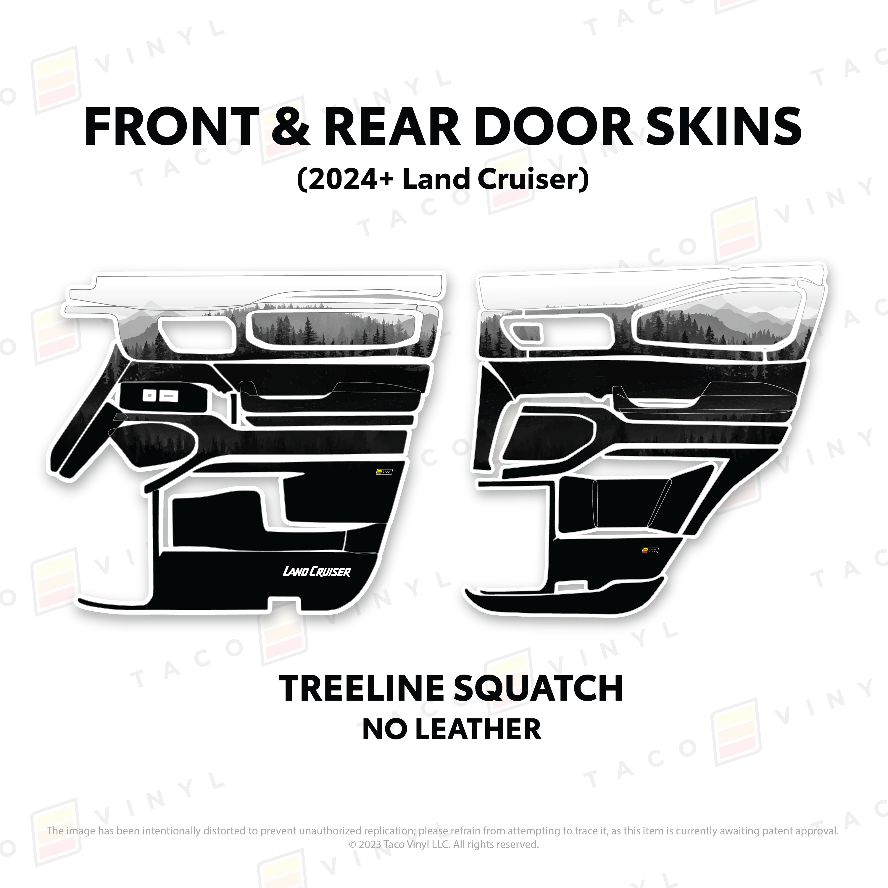 2024+ Land Cruiser 250 Door Skins