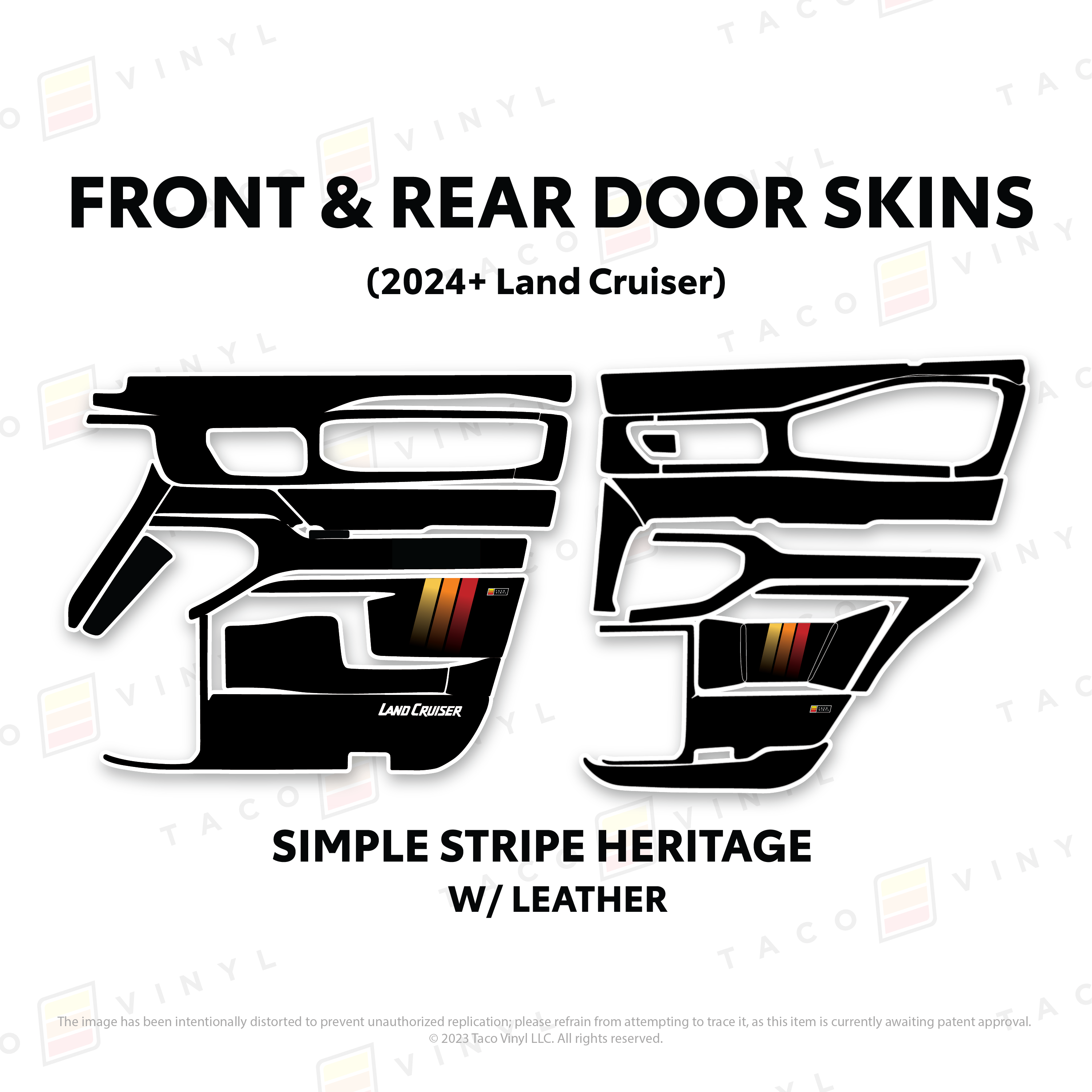 2024+ Land Cruiser 250 Door Skins