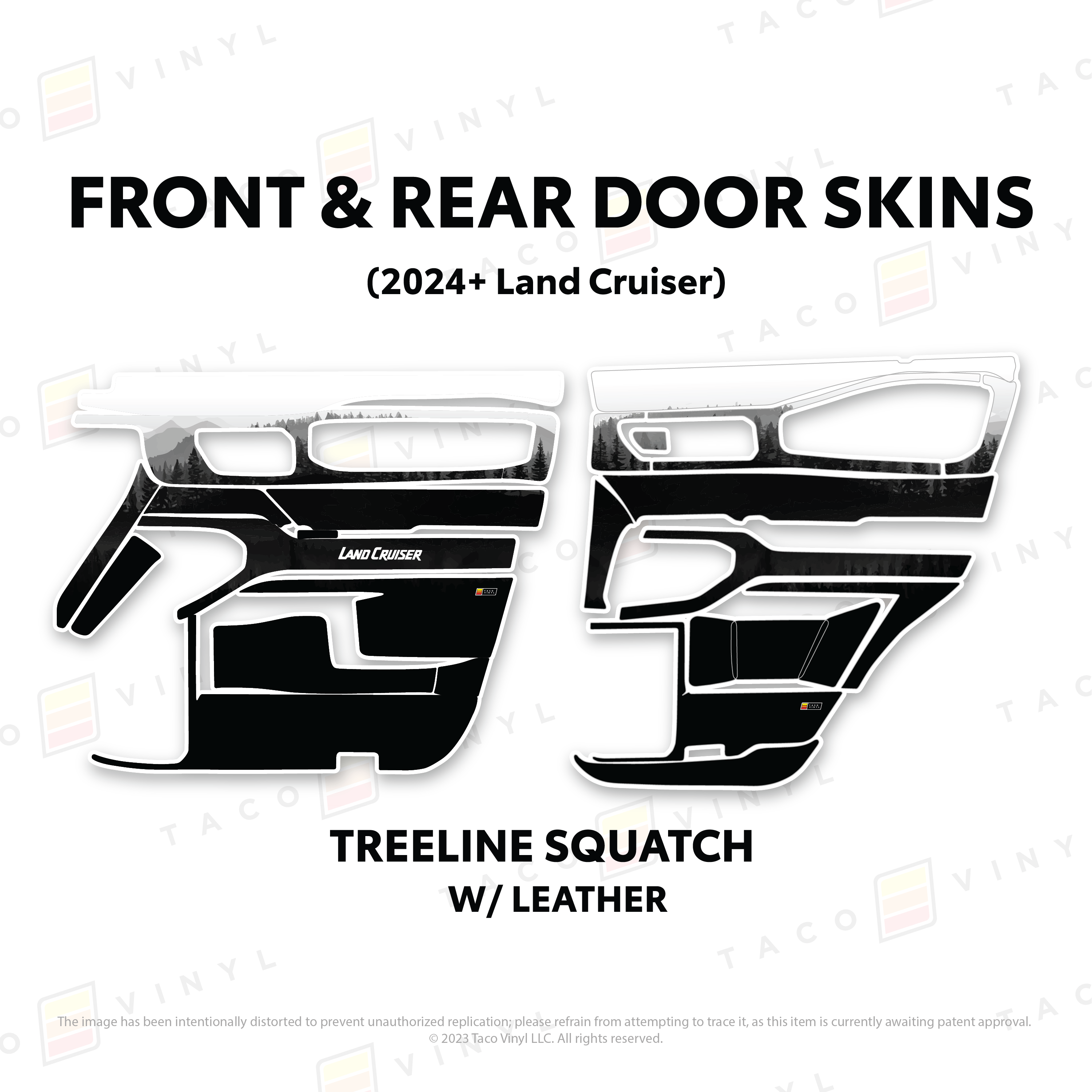 2024+ Land Cruiser 250 Door Skins