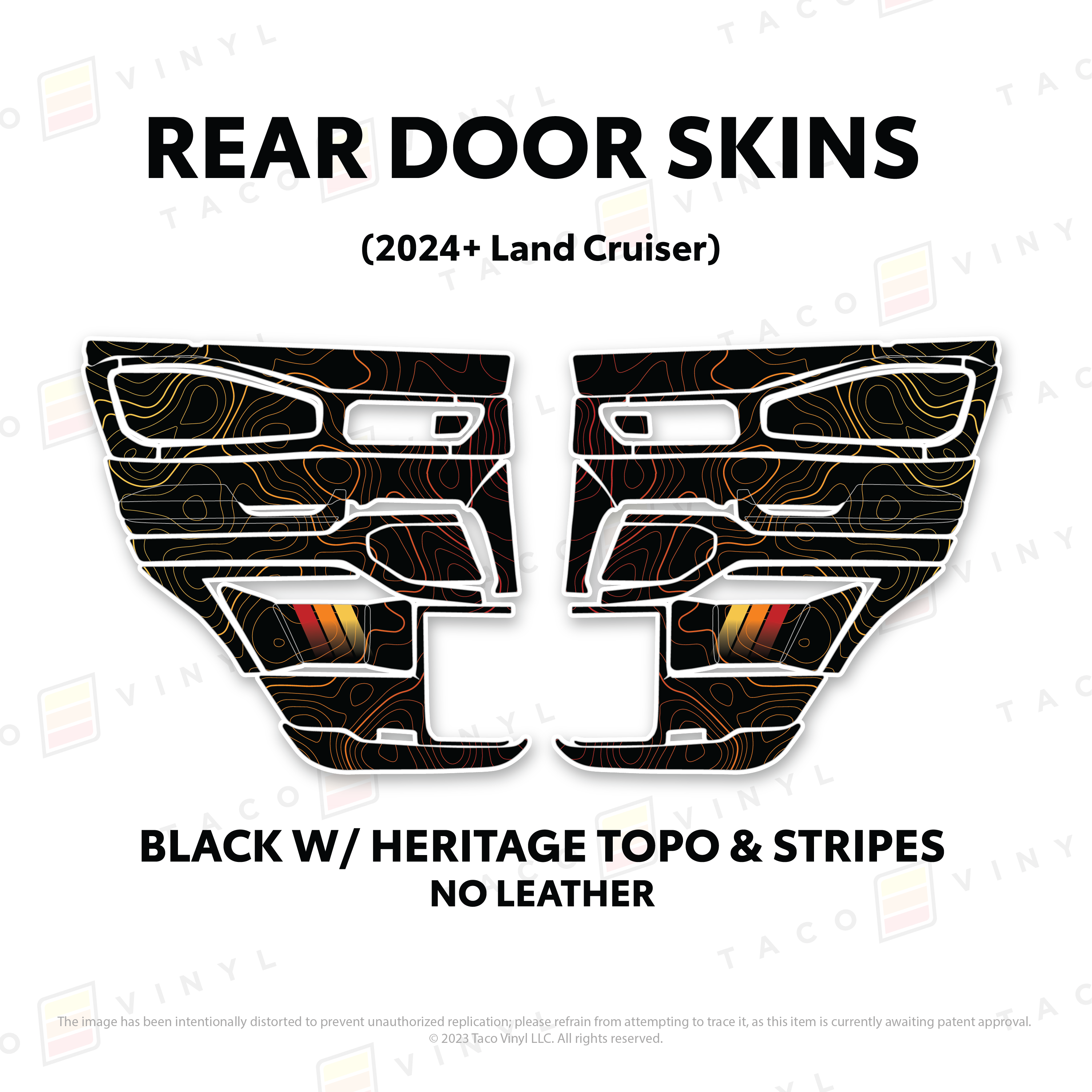 2024+ Land Cruiser 250 Door Skins