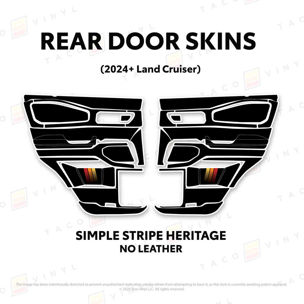 2024+ Land Cruiser 250 Door Skins