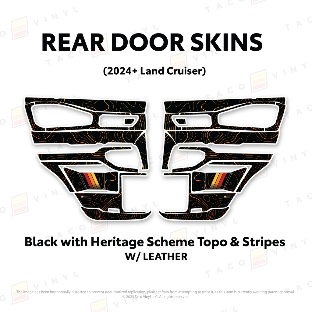 2024+ Land Cruiser 250 Door Skins