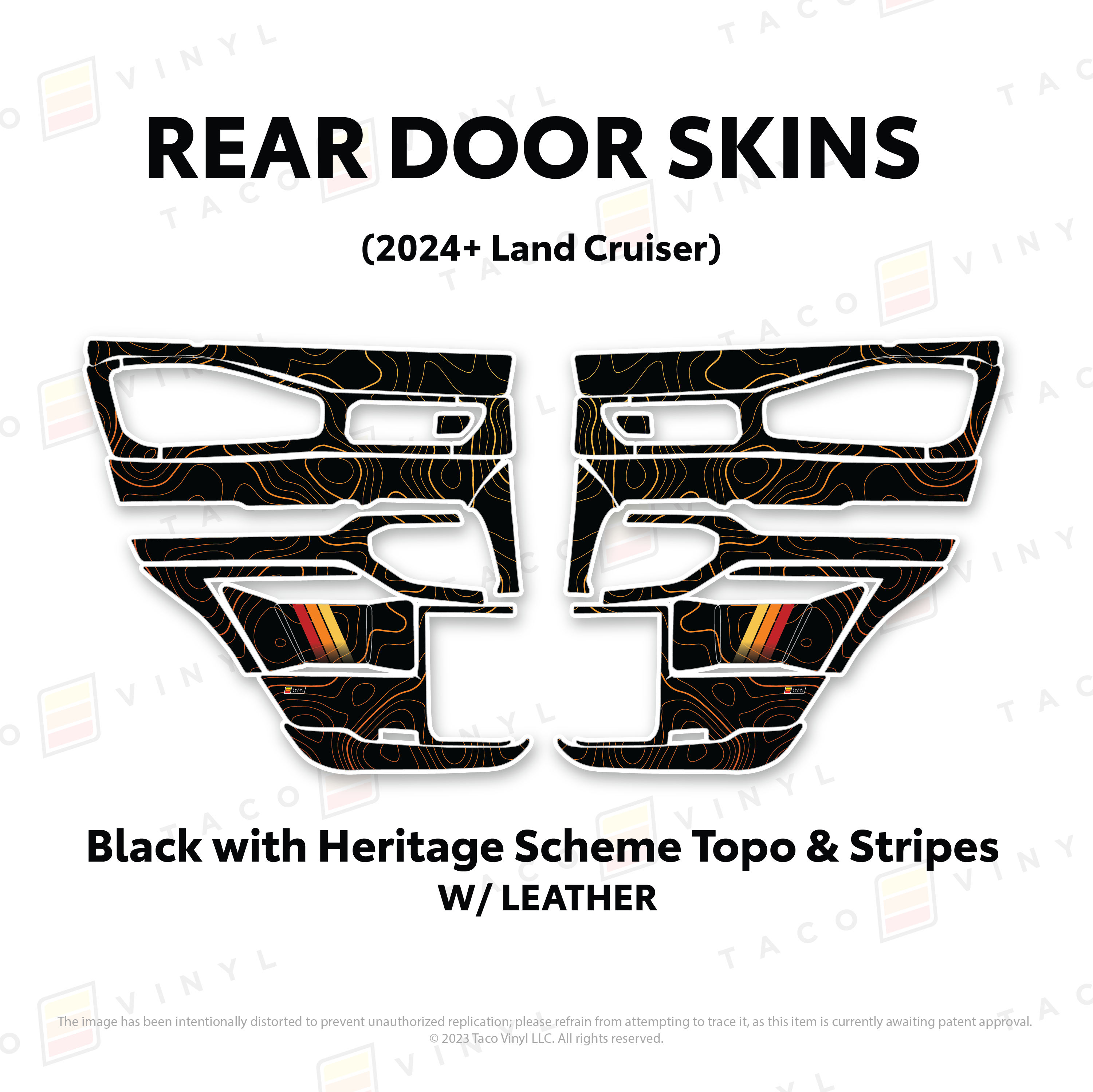 2024+ Land Cruiser 250 Door Skins