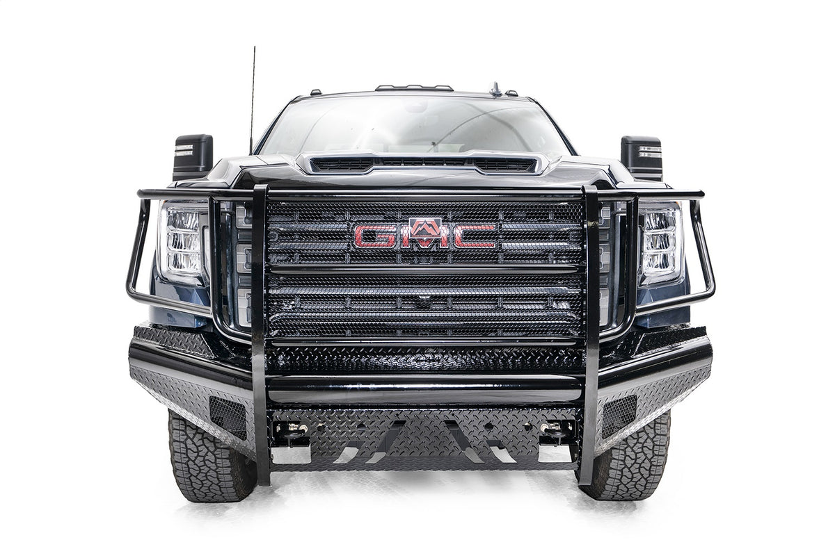 Black Steel Elite Front Bumper • GMC Sierra 2500HD–3500HD