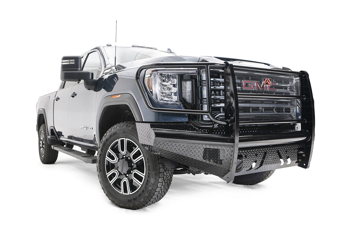 Black Steel Elite Front Bumper • GMC Sierra 2500HD–3500HD