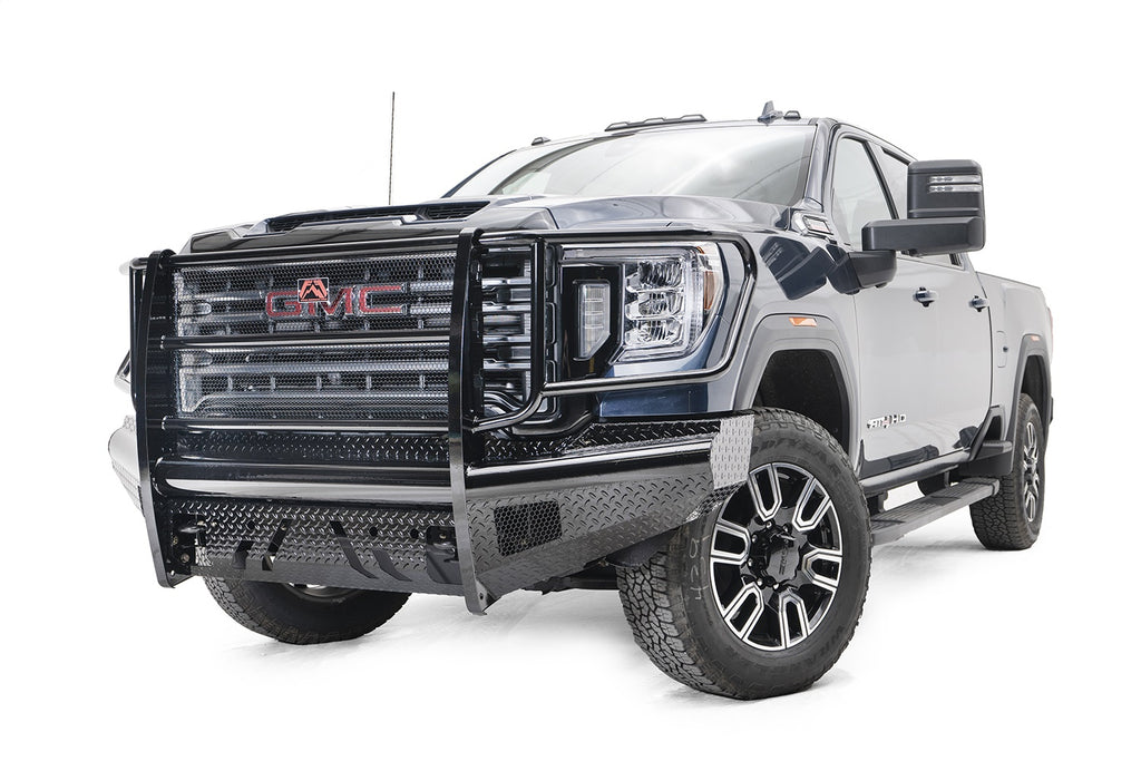 Black Steel Elite Front Bumper • GMC Sierra 2500HD–3500HD