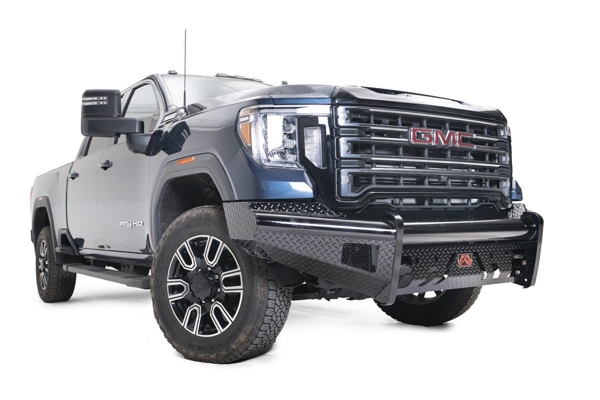 Black Steel Elite Front Bumper • GMC Sierra 2500HD–3500HD