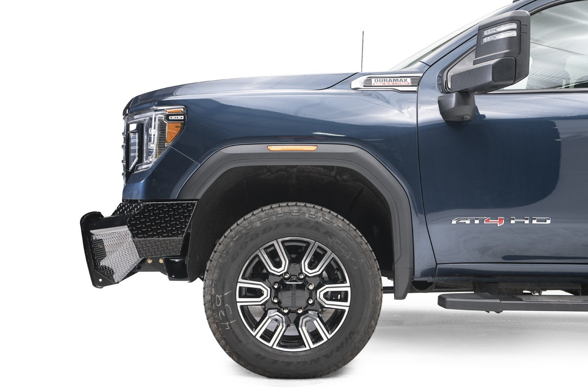 Black Steel Elite Front Bumper • GMC Sierra 2500HD–3500HD