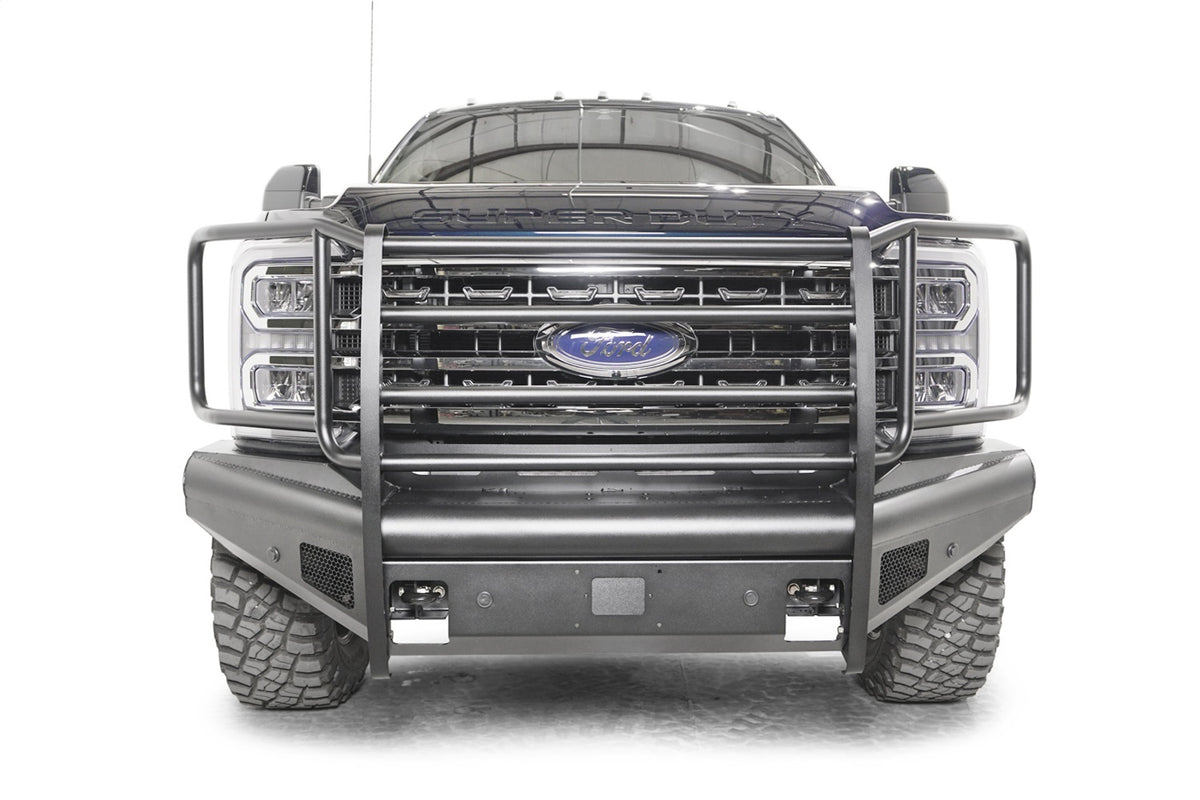 Black Steel Elite Front Bumper • Ford Super Duty
