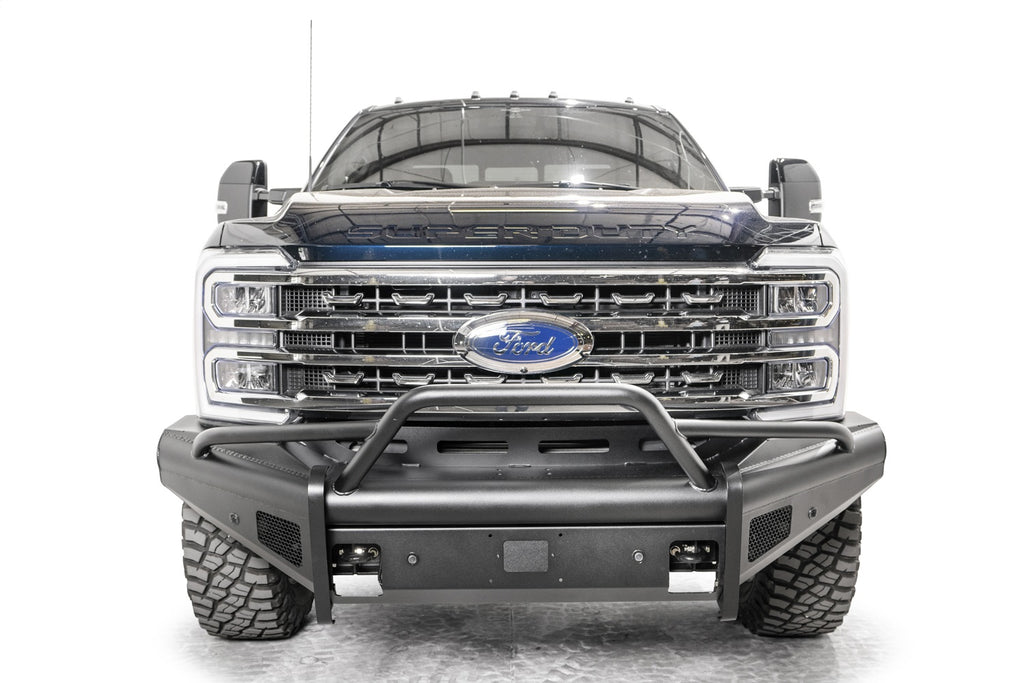 Black Steel Elite Front Bumper • Ford Super Duty