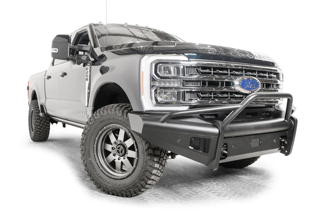 Black Steel Elite Front Bumper • Ford Super Duty