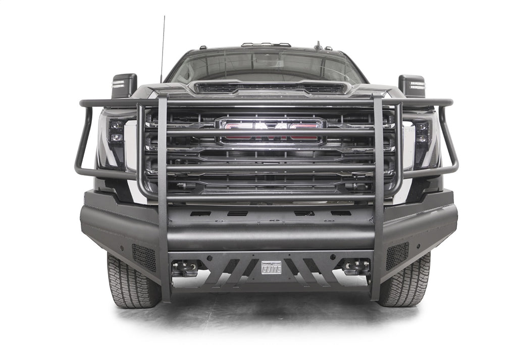 Black Steel Elite Front Bumper • GMC Sierra 2500HD–3500HD