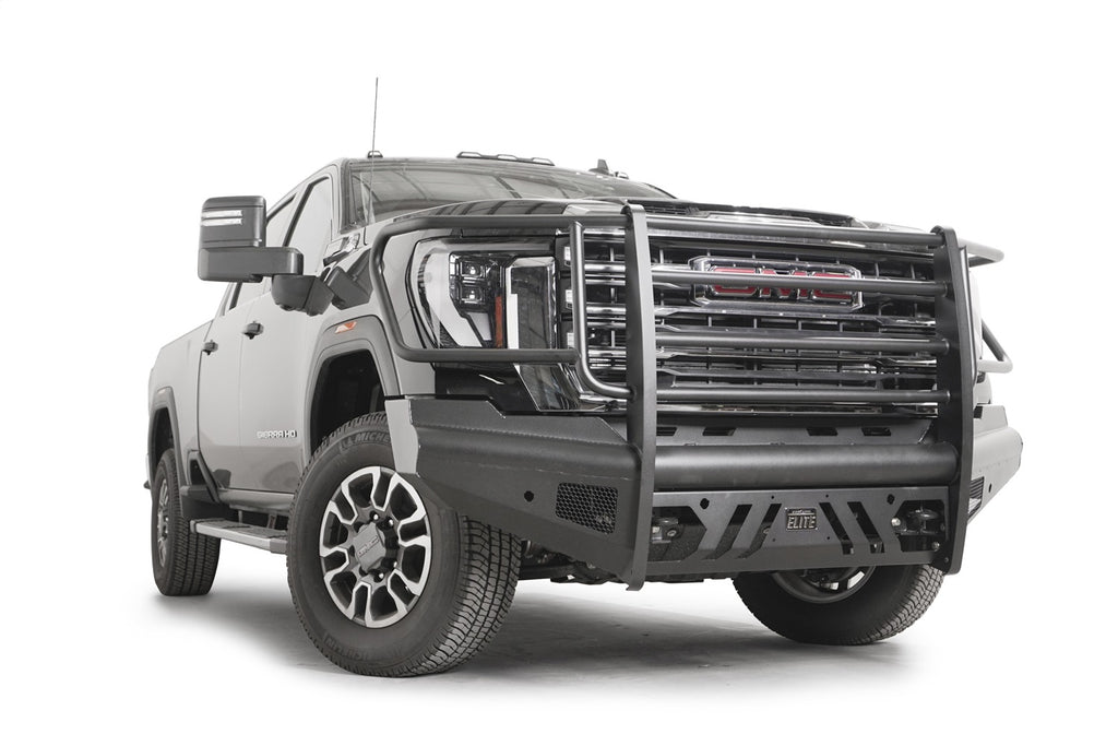 Black Steel Elite Front Bumper • GMC Sierra 2500HD–3500HD
