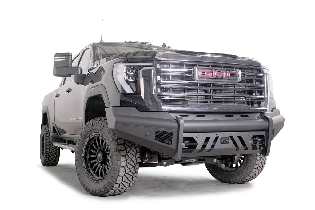Black Steel Elite Front Bumper • GMC Sierra 2500HD–3500HD