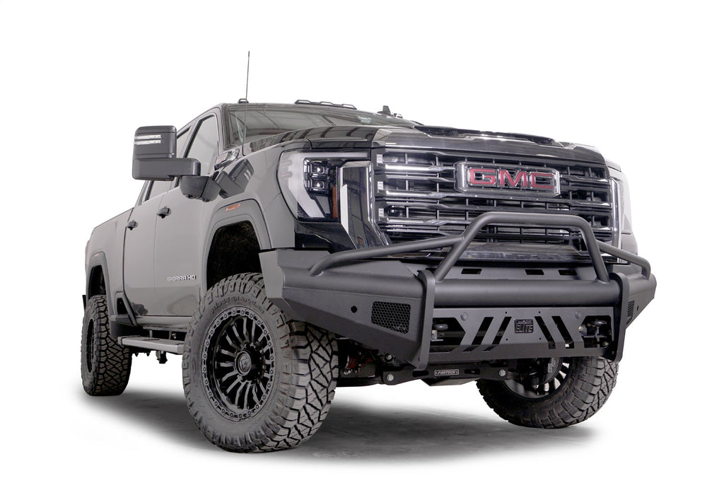 Black Steel Elite Front Bumper • GMC Sierra 2500HD–3500HD