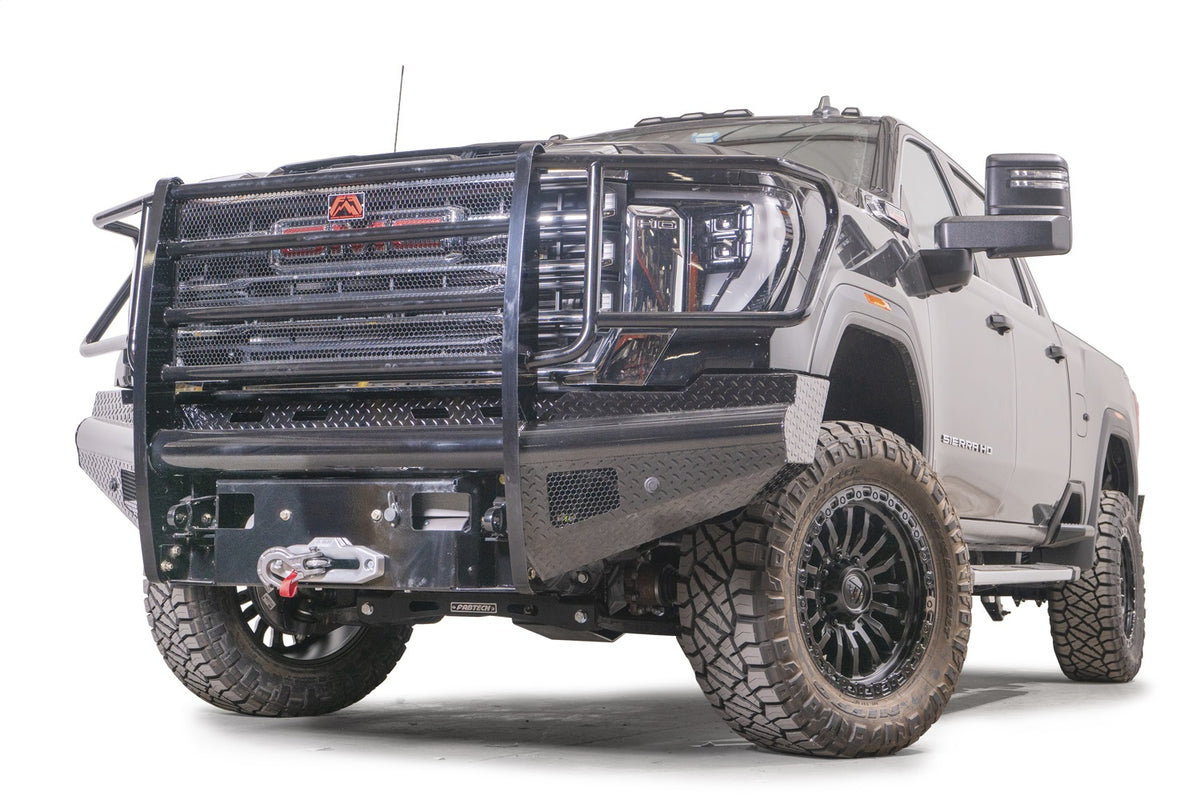Black Steel Front Bumper • GMC Sierra 2500HD–3500HD