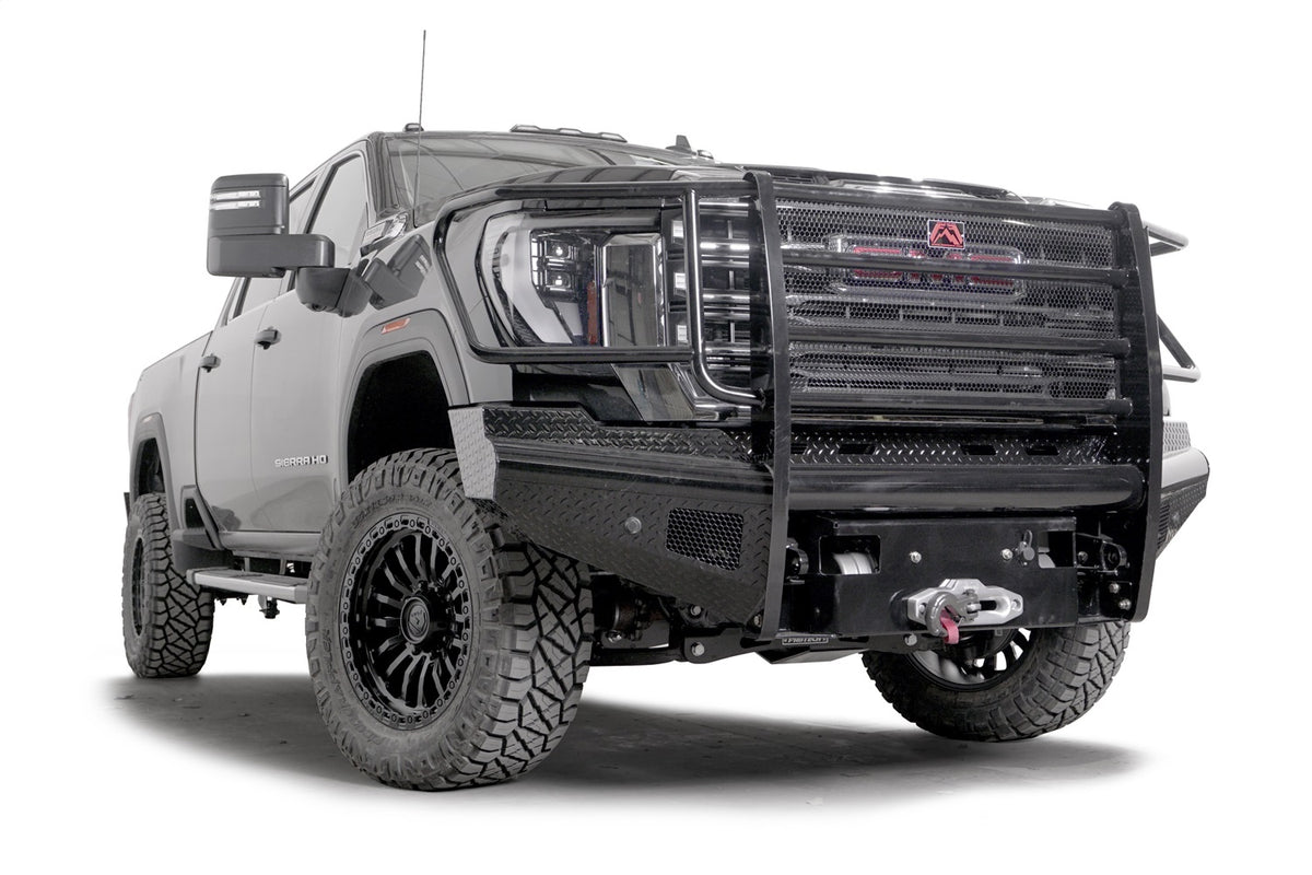 Black Steel Front Bumper • GMC Sierra 2500HD–3500HD