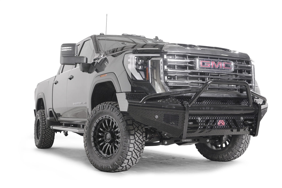 Black Steel Front Bumper • GMC Sierra 2500HD–3500HD