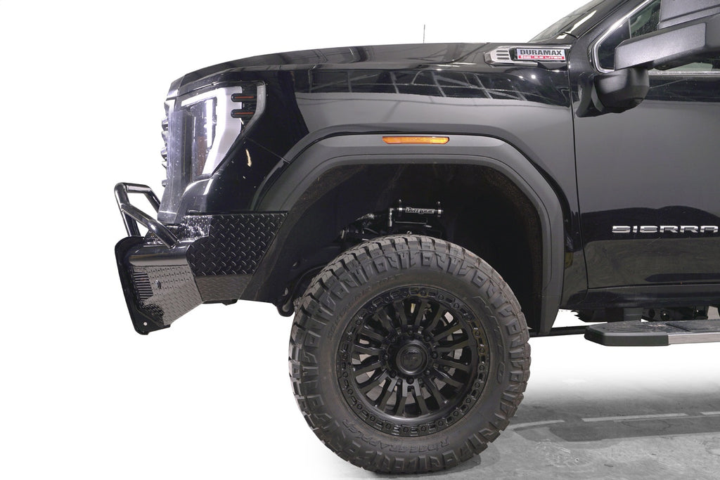 Black Steel Front Bumper • GMC Sierra 2500HD–3500HD