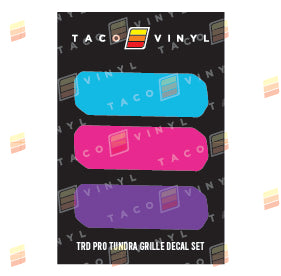 2014-2021 Tundra Grille Decals