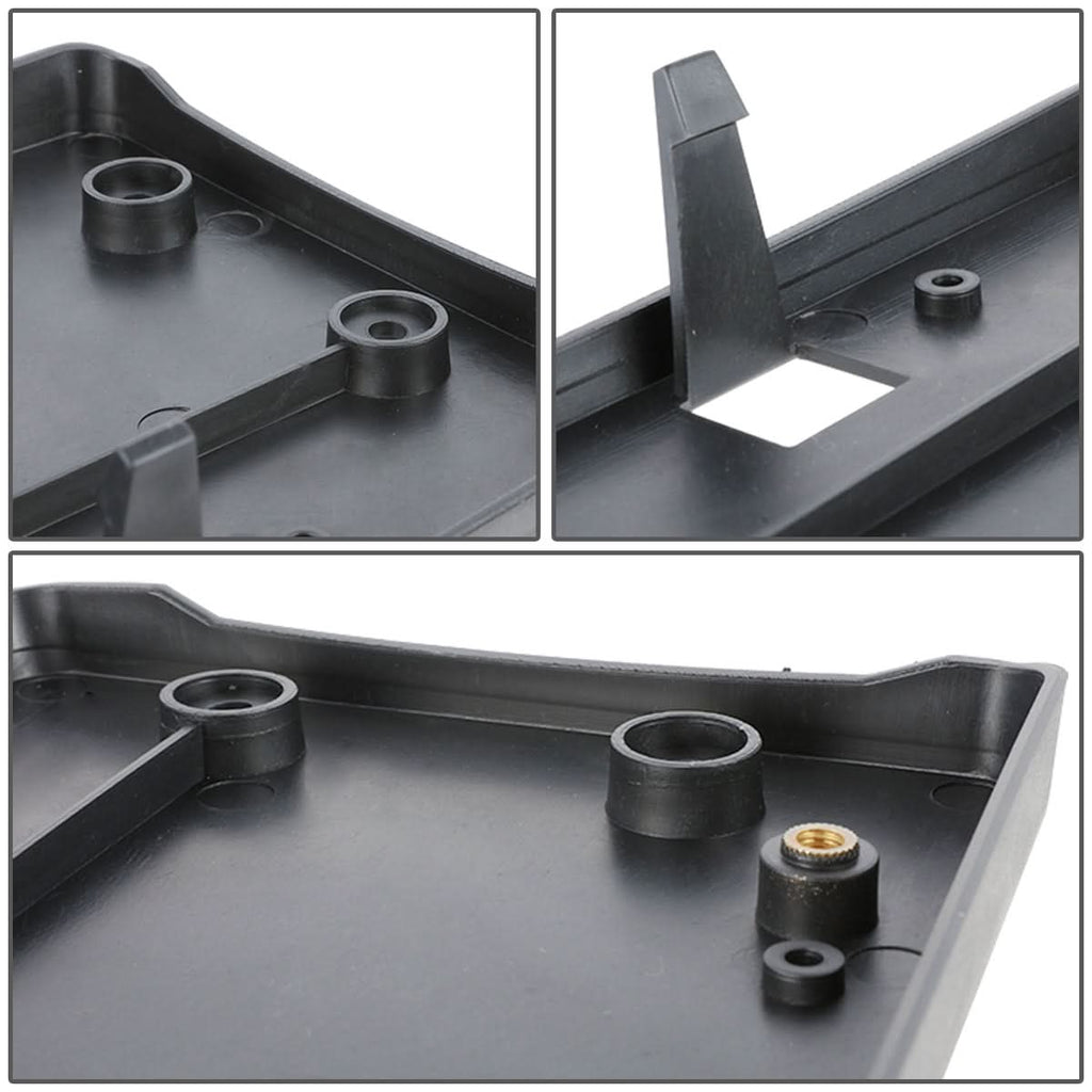 2018-2021 BMW X3 License Plate Mounting Bracket Front Black