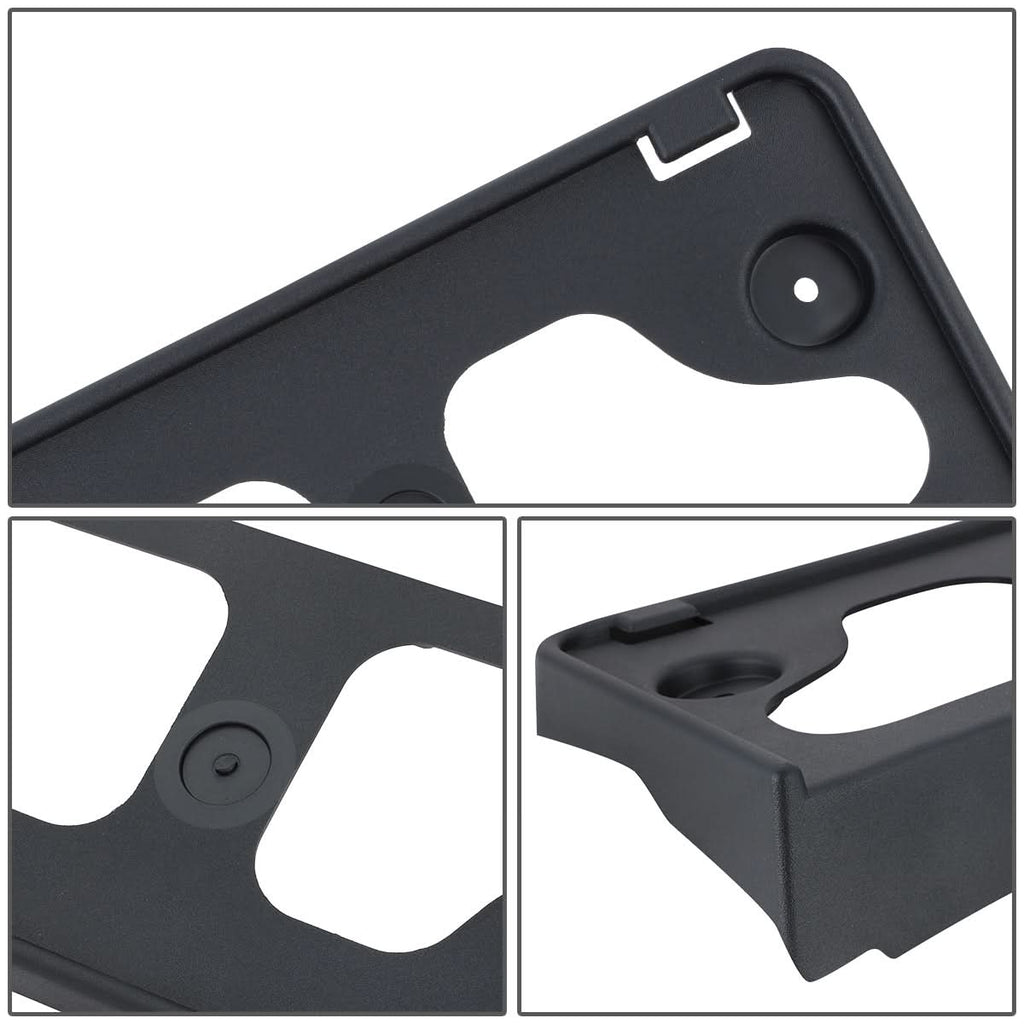 2010-2012 Ford Taurus Front License Plate Mounting Bracket Black