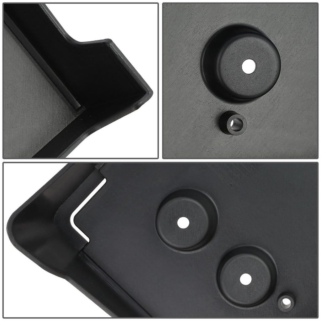 10-16 Cadillac SRX Front License Plate Mounting Bracket - Black