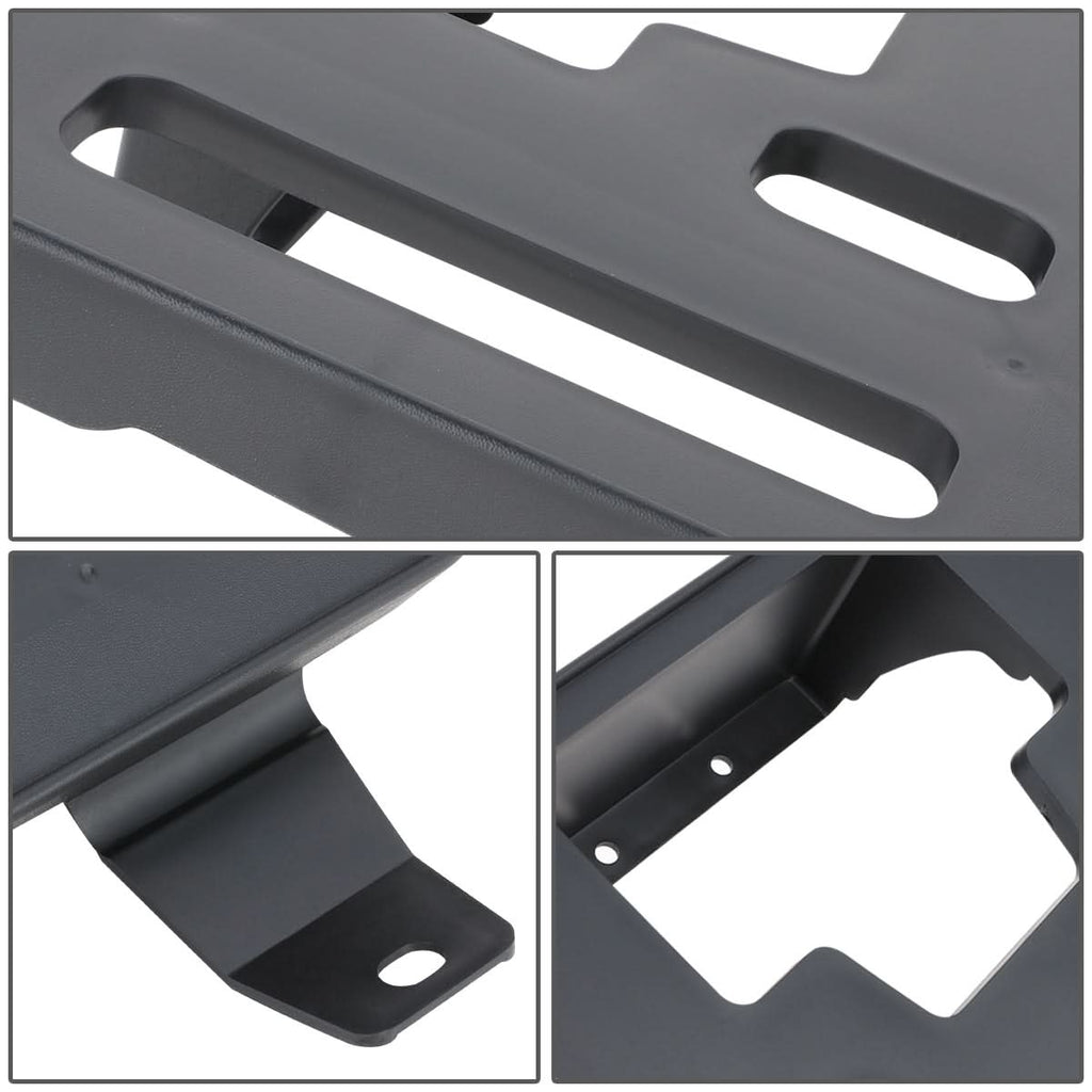 2009-2015 Honda Pilot Front License Plate Mounting Bracket - Black