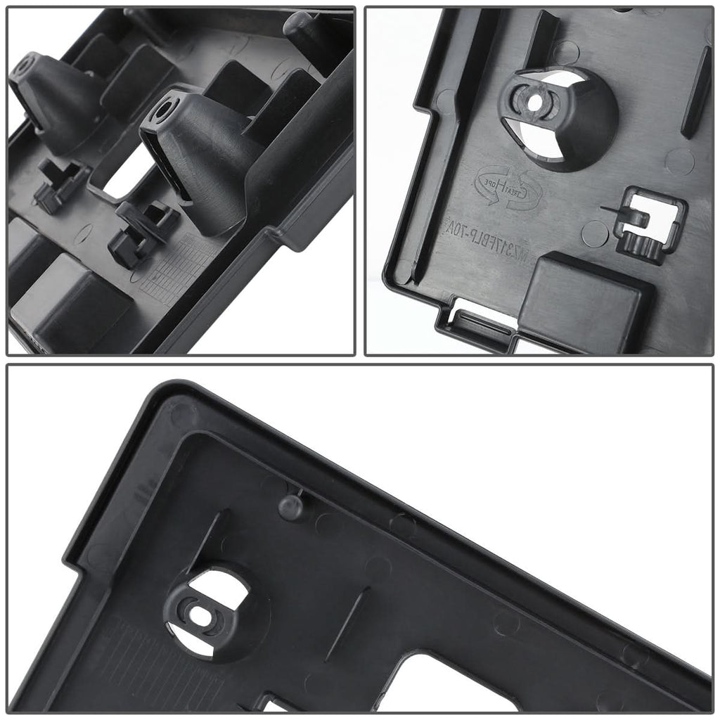 2017-2018 Mazda 3 Front License Plate Mounting Bracket - Black