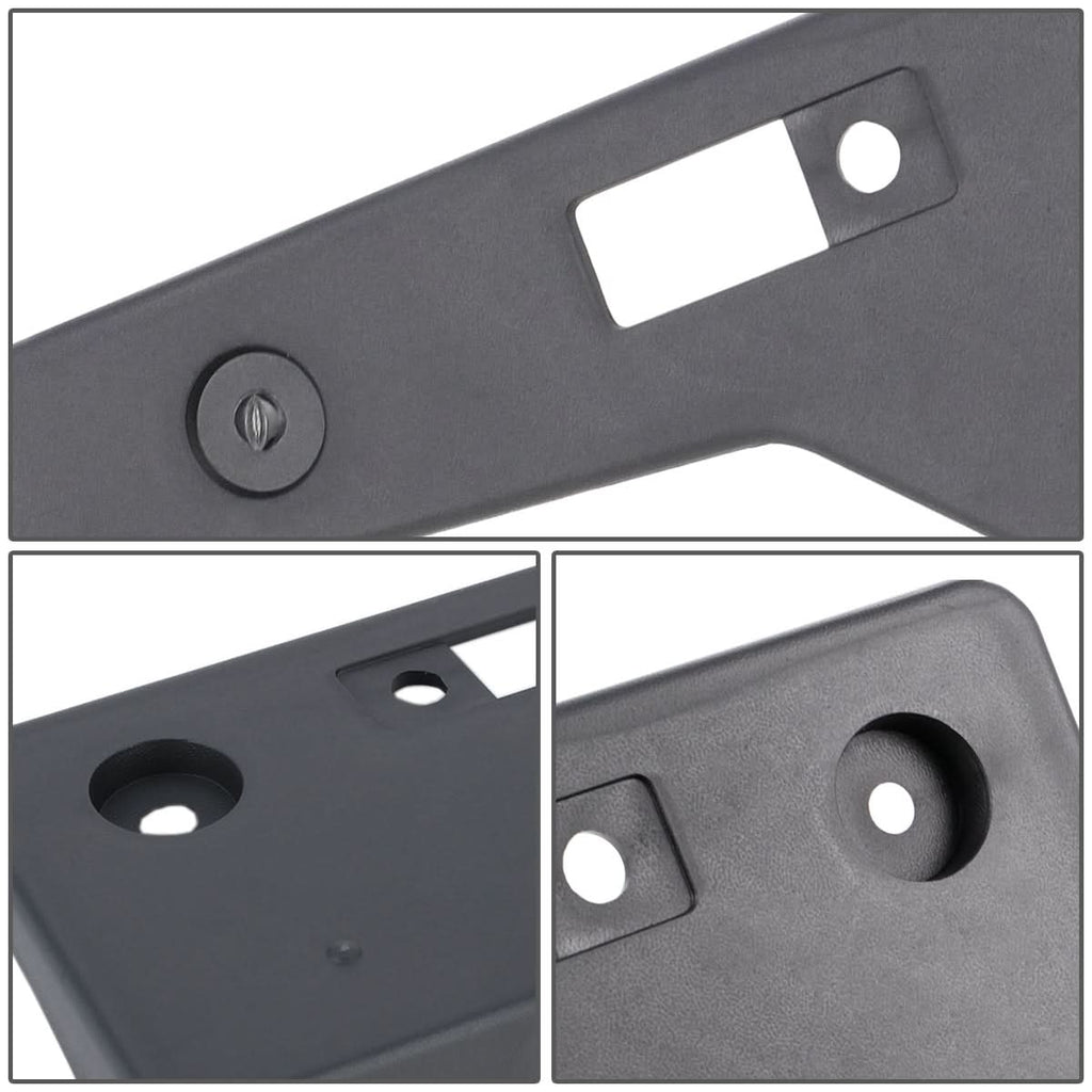 2016-2018 Toyota RAV4 Front License Plate Mounting Bracket - Black